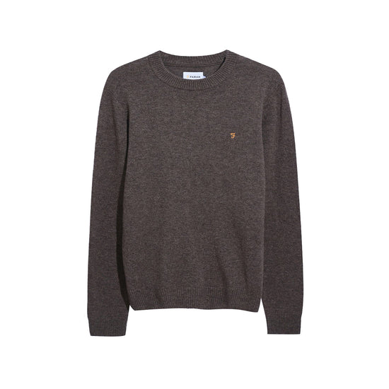 Maglione Uomo con dettagli a coste a maglia