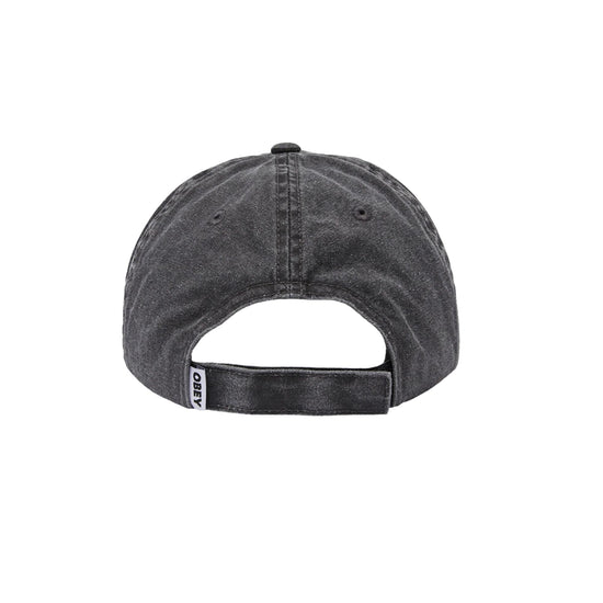 Cappello Uomo pigmentato Nero con etichetta Eyes retro
