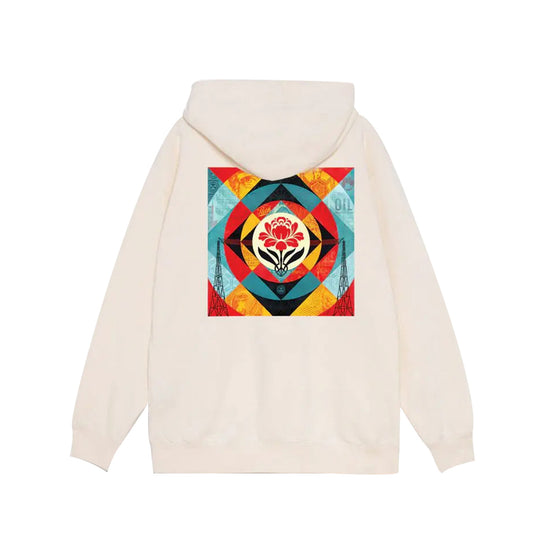 Felpa Uomo con stampa Geometric Power