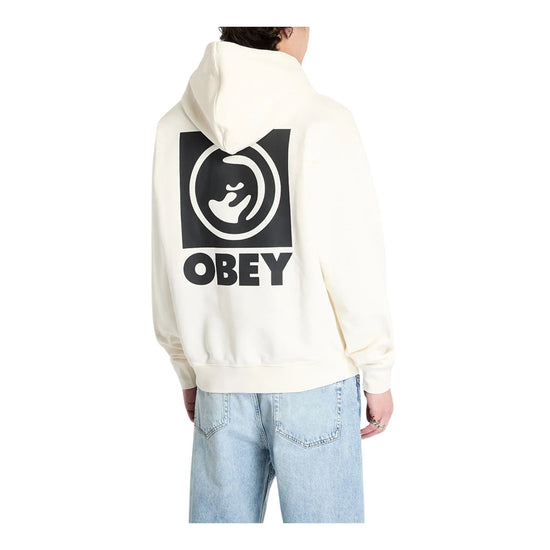 Felpa Uomo Bold Eye Bianco modello retro