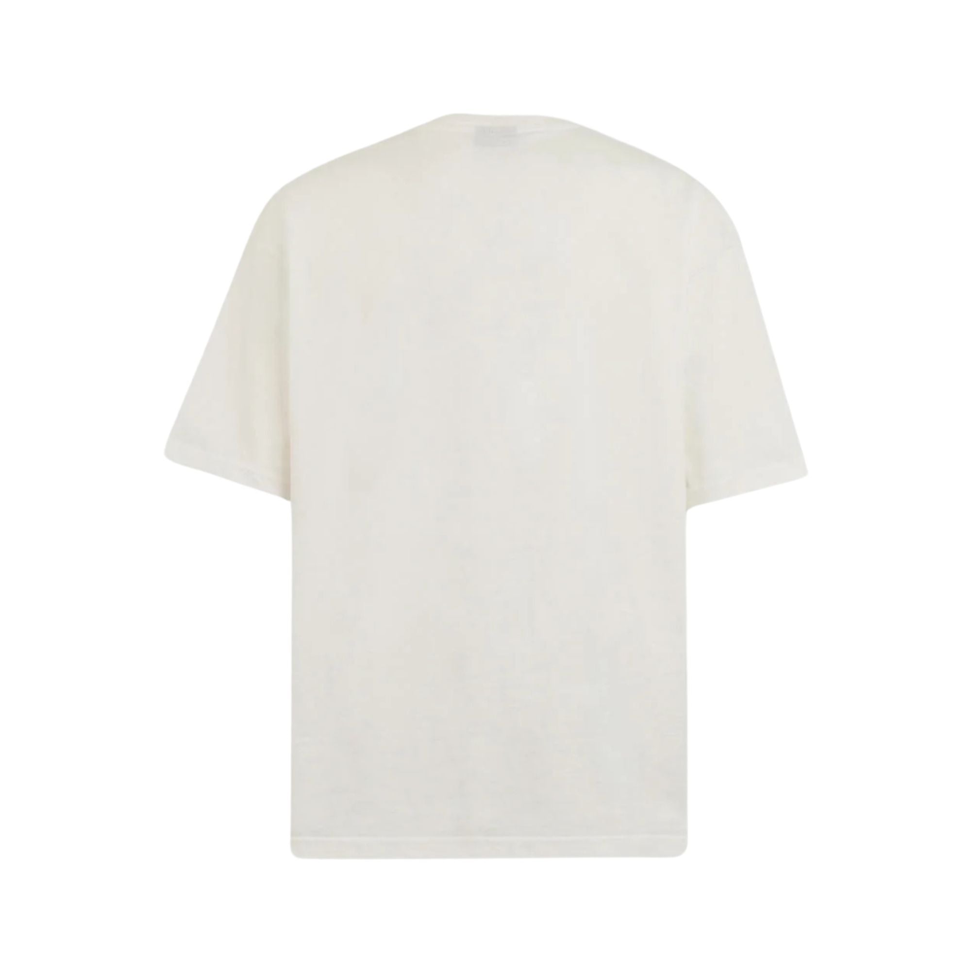 T-shirt Uomo Bianca Lightning Arancione retro