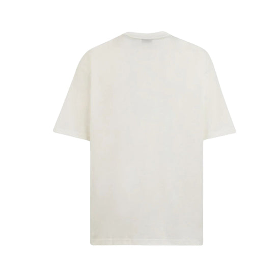 T-shirt Uomo Bianca Lightning Viola/Rosa/Giallo retro