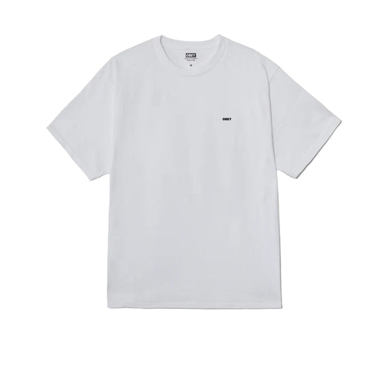 T-shirt Uomo Bianca con stampa con fiamma