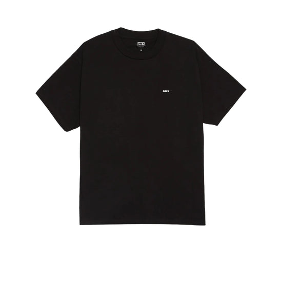 T-shirt Uomo Nera con stampa e logo