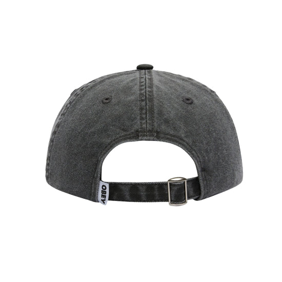 Cappello Uomo Nero con logo frontale retro