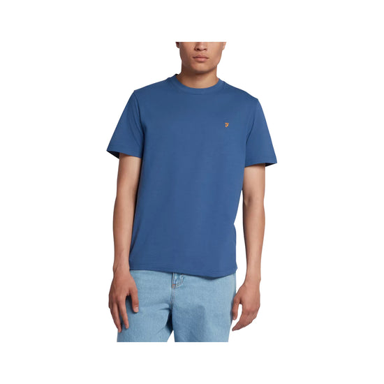 T-Shirt Uomo blu con maniche corte