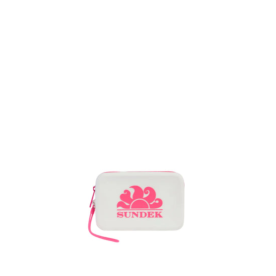 Pochette Unisex con logo frontale, in gomma