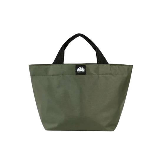 Borsa Donna Maxi Shopping Verde, con chiusura zip e logo