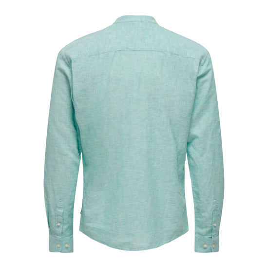 Camicia Uomo in lino e cotone e fit regolare