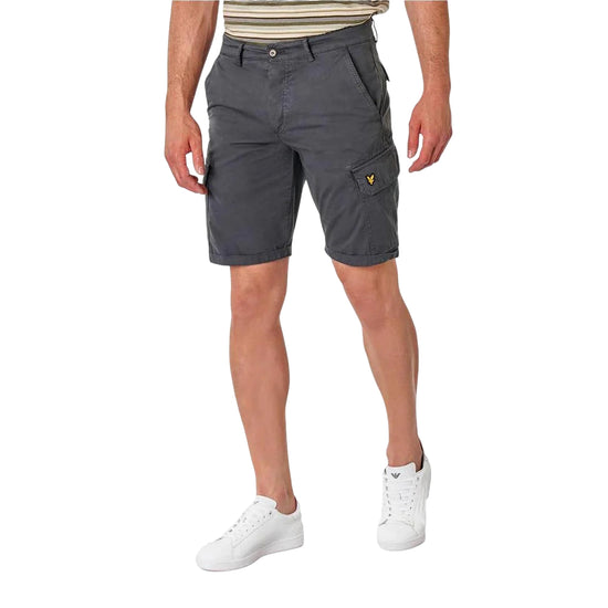 Bermuda Uomo con micro logo frontale in tinta unita