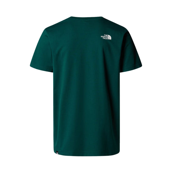 T-shirt Uomo Simple Dome Verde retro