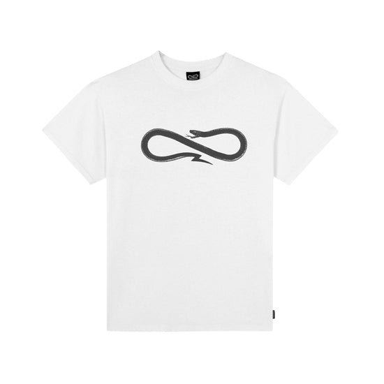 T-shirt Uomo Bianca con Propaganada Logo Og Nero