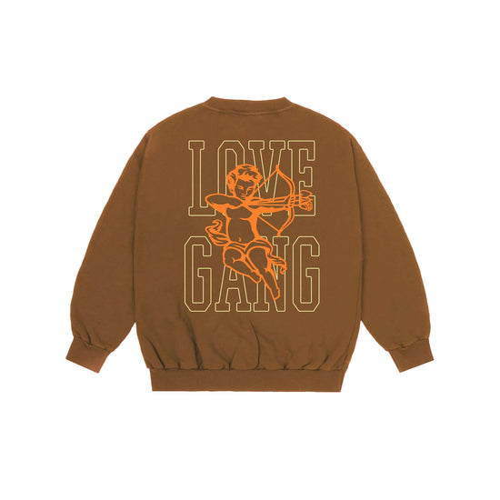 Felpa Uomo con stampa Lovegang sul retro