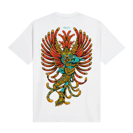 T-shirt Uomo stampa Garuda Bianco