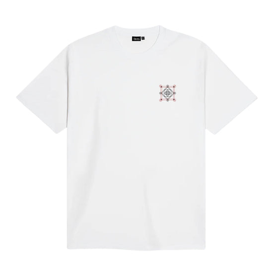 T-shirt Uomo in cotone Bianco stampa Makara