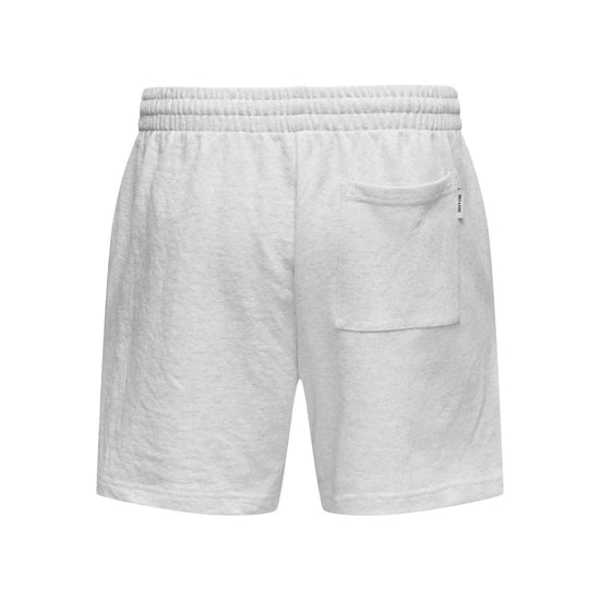 Shorts Uomo in tinta unita grigia retro