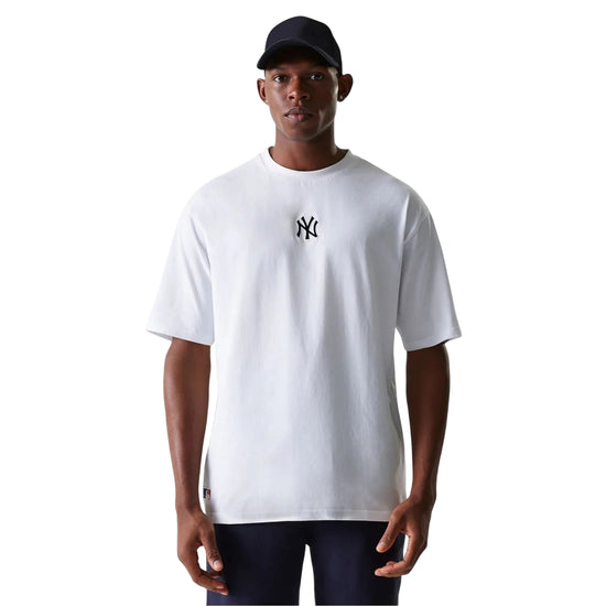 T-shirt Uomo oversize con logo a contrasto