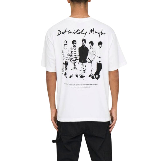 T-Shirt Uomo in cotone con stampa Oasis
