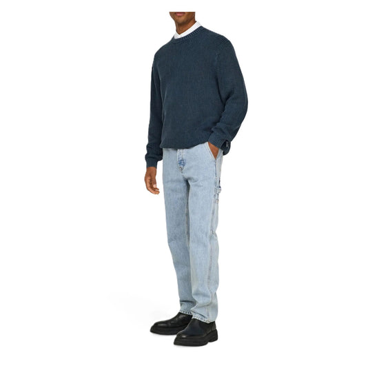 Jeans Uomo Carpenter Denim chiaro modello frontale