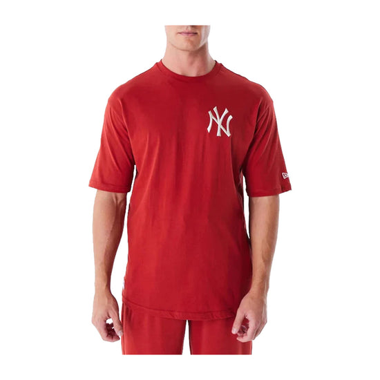 T-Shirt Uomo con logo NY Yankees a contrasto