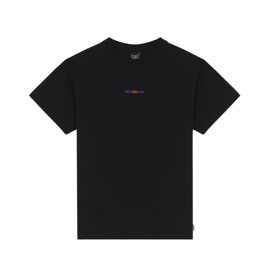 T-shirt Uomo Nera con grafica multicolor