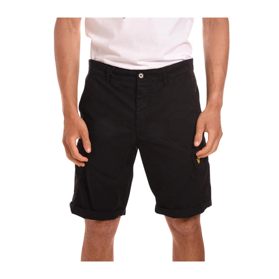 Bermuda Uomo in cotone con logo applicato e tasche con patta