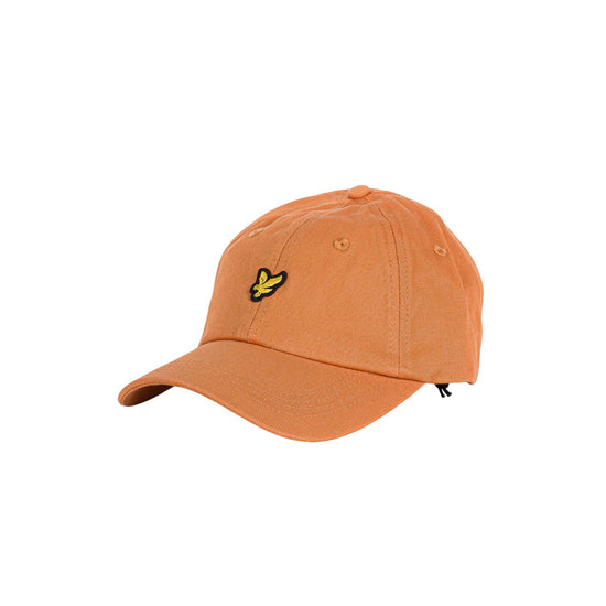 Cappello Arancione Unisex con corona regolabile e visiera curva