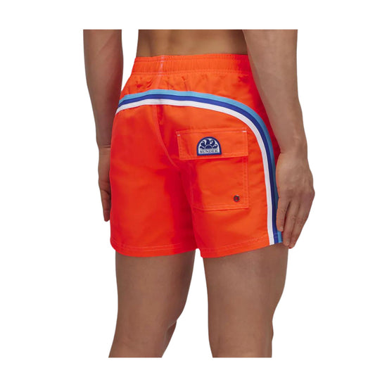 Costume Arancione Uomo in 100% poliammide con slip interno in rete