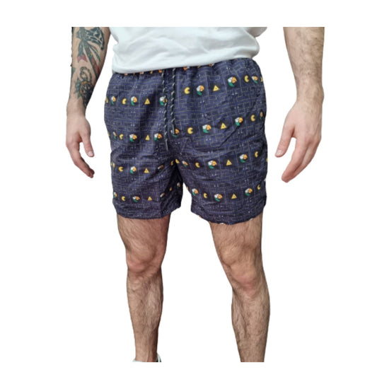 Costume Uomo con fantasia logo realizzato in morbido tessuto