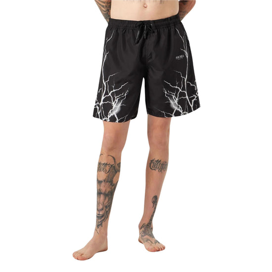 Costume Uomo con fulmini grigi
