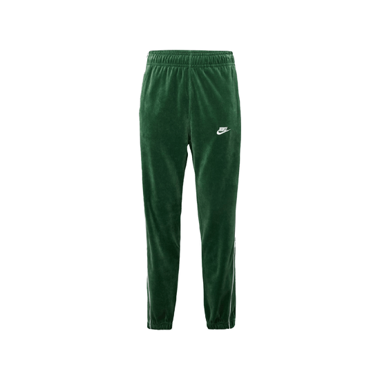 Pantaloni da tuta uomo in velour verde