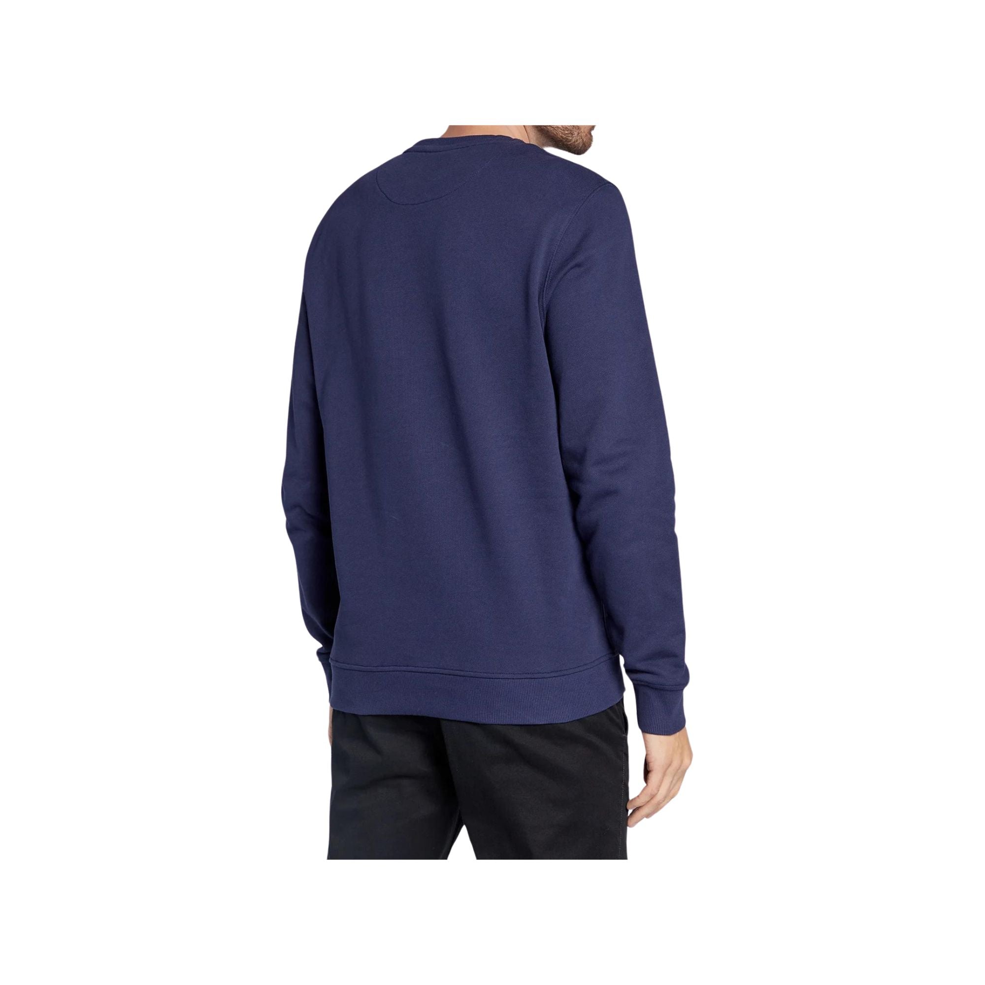 Felpa Uomo Brushback con polsi elasticizzati in 100% cotone