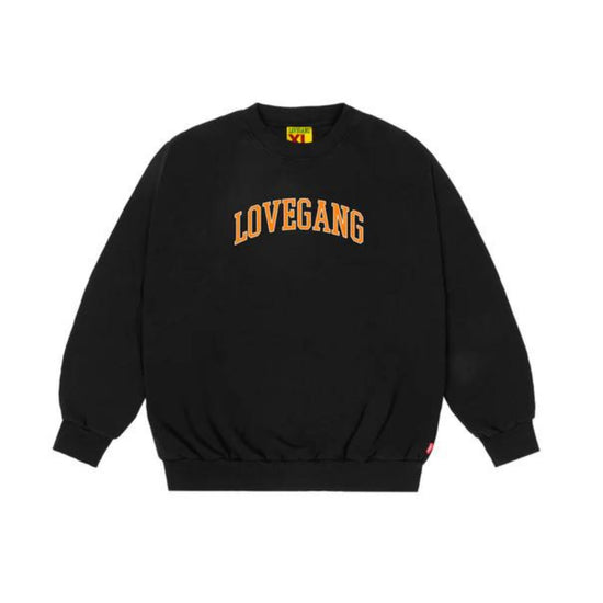 Felpa in cotone con logo sul petto