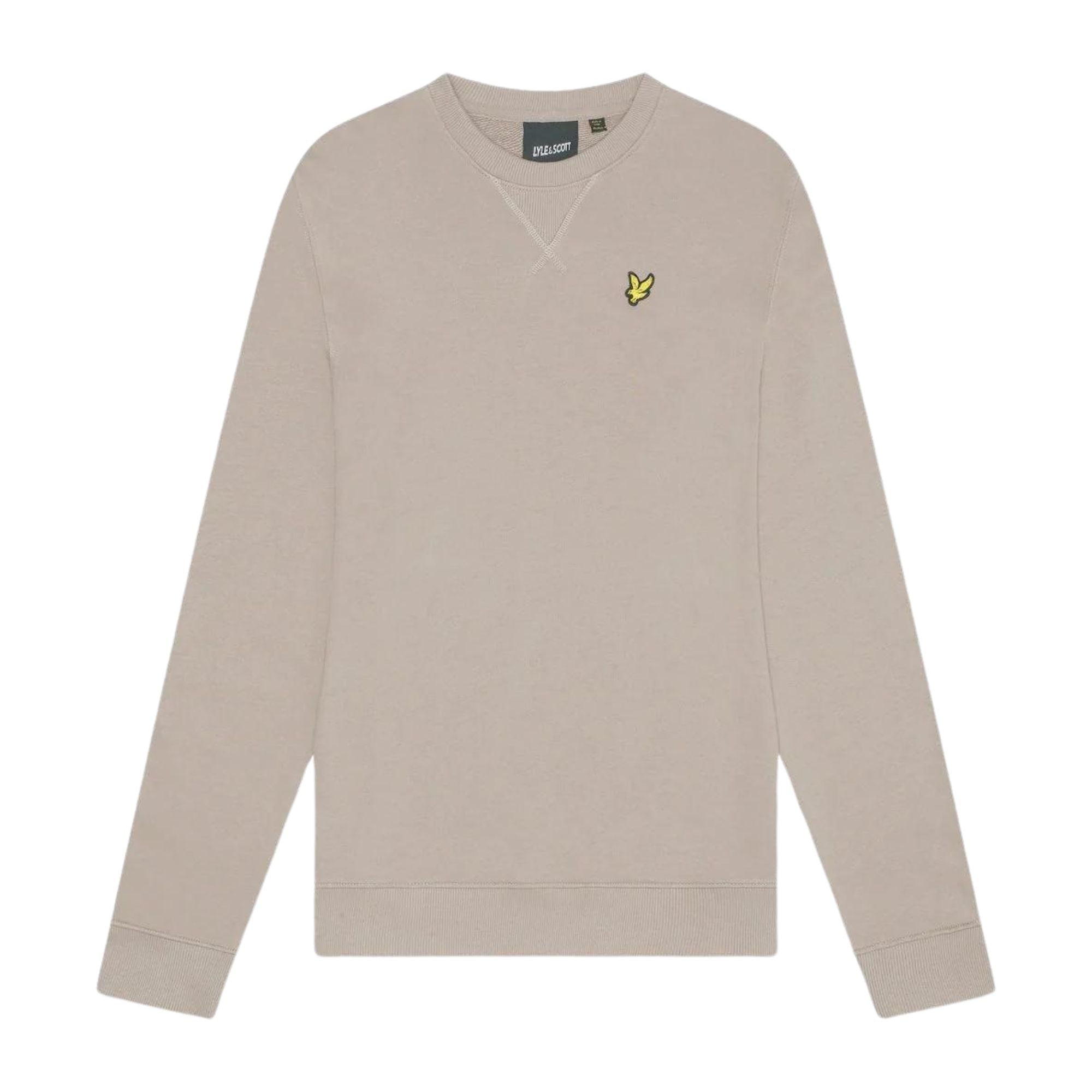 Felpa Uomo Heritage Taupe Brushback Lyle Scott Maracana