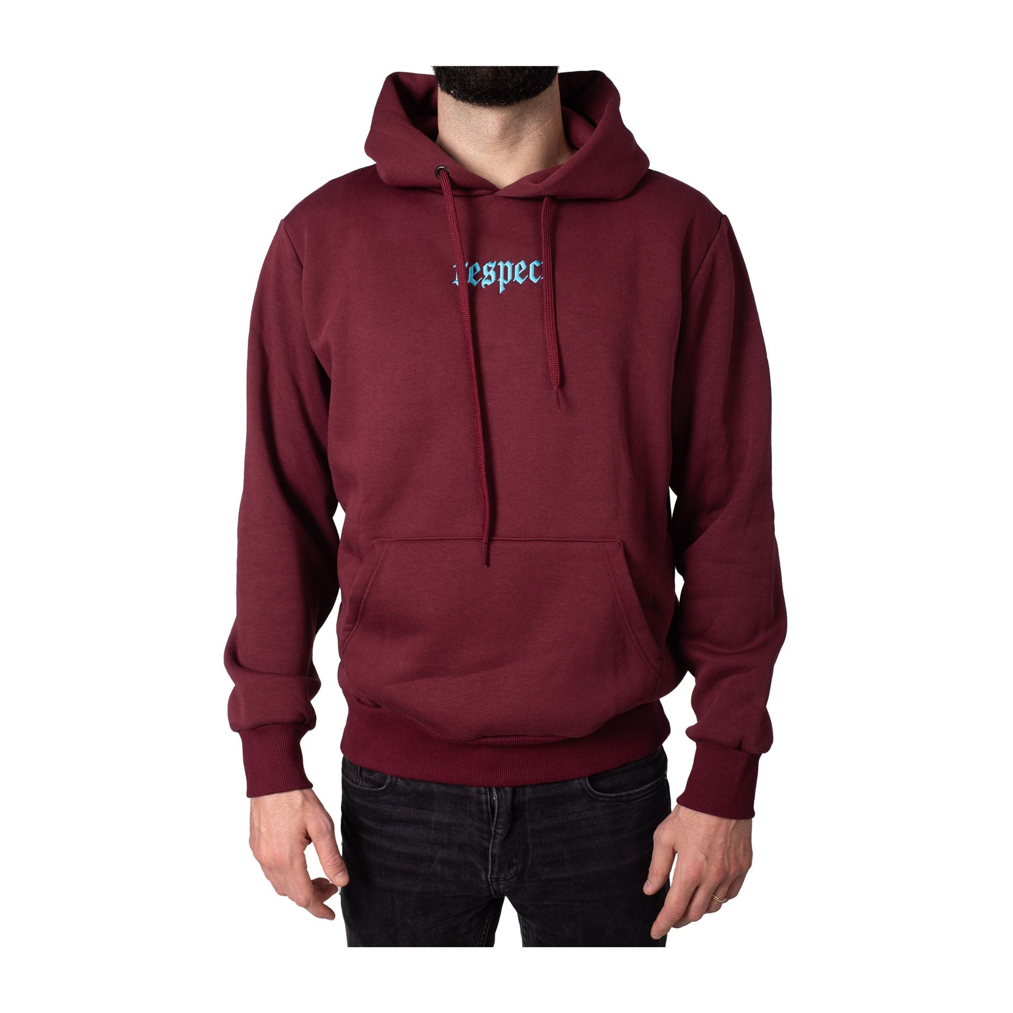 Pull&Bear - Felpa con cappuccio oversize bordeaux Pull&Bear - Felpa con cappuccio oversize bordeaux