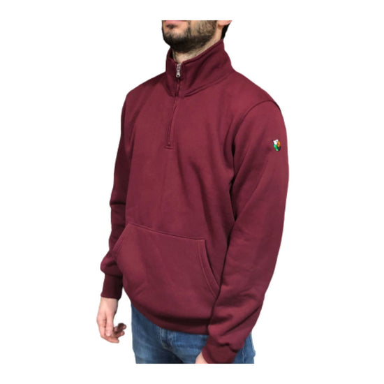 Felpa Uomo in misto cotone con collo alto