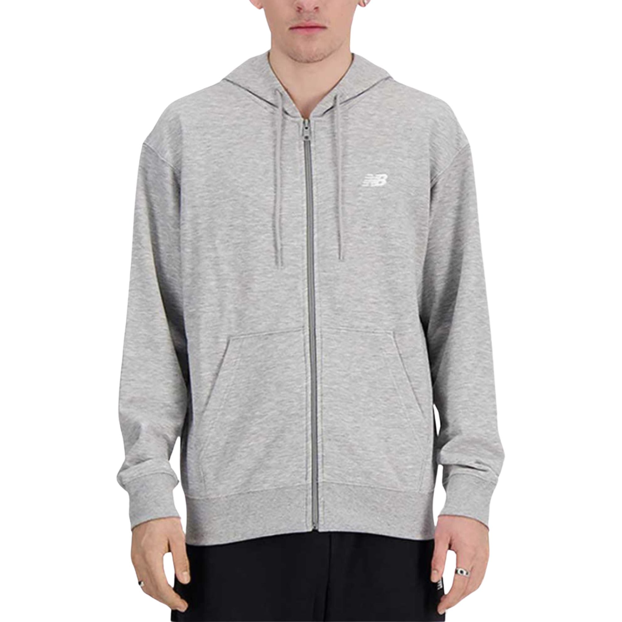 Bershka - Felpa con cappuccio grigia con zip Bershka - Felpa con cappuccio grigia con zip
