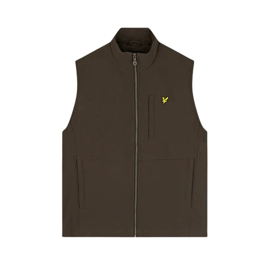 Gilet Grigio uomo con zip in metallo e tasca sul petto nascosta