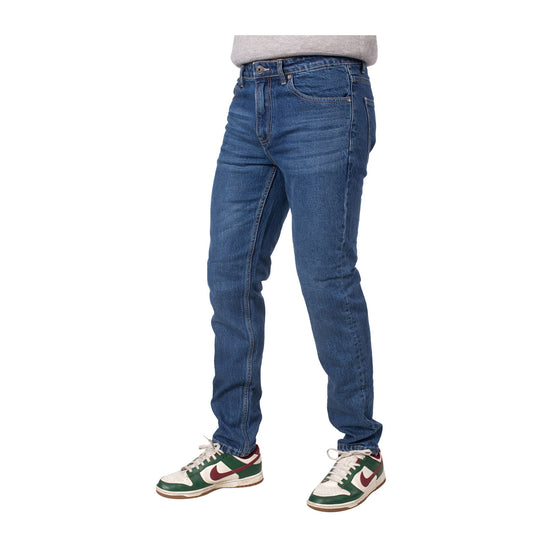 Jeans Uomo in cotone dalla vestibilità slim con cinque tasche