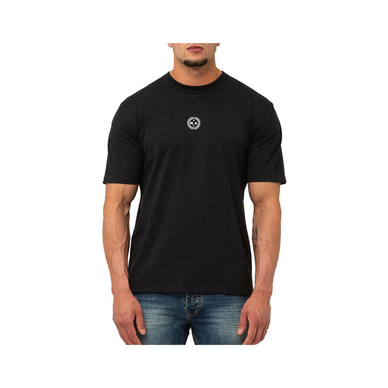T-Shirt Uomo nera con stampa Explore & Create