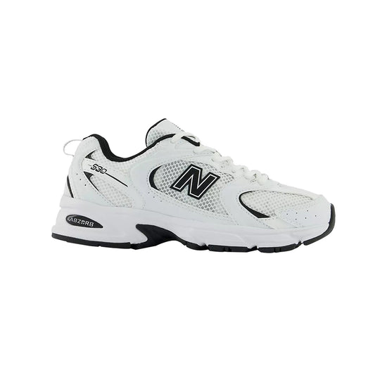 Sneakers Unisex modello 530 Bianco e Nero