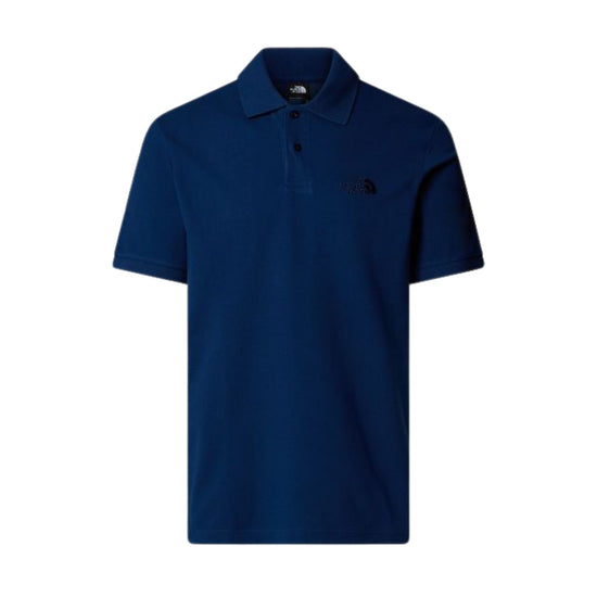 Polo Uomo in tinta unita Blu