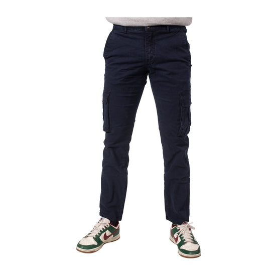 Pantalone Uomo a tinta unita con numerose tasche e passanti