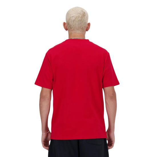 T-Shirt Uomo rossa con logo tono su tono