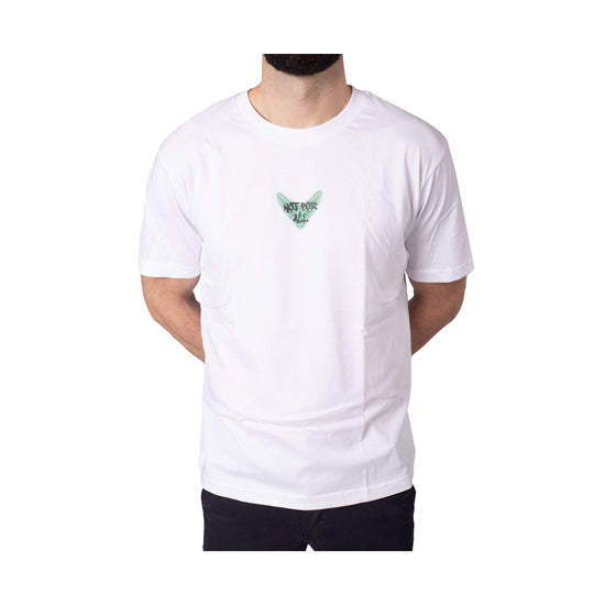 T-shirt Uomo a maniche corte con girocollo e stampa in contrasto