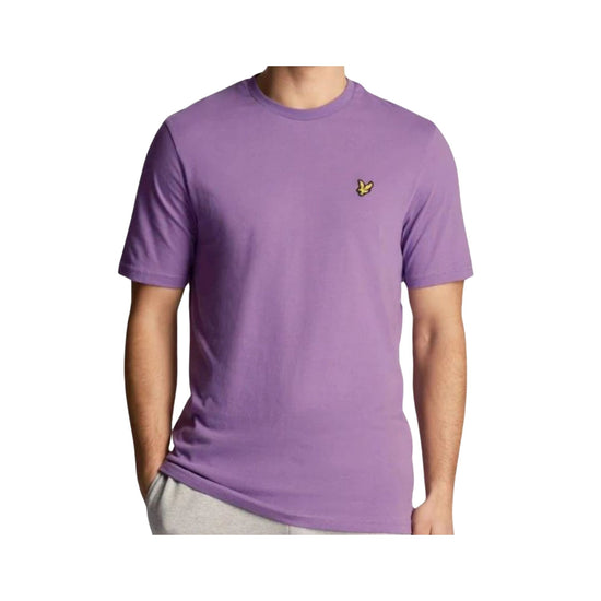 T-shirt Uomo viola in cotone
