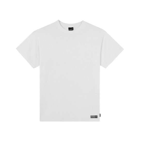 T-shirt Uomo bianca con stampa retro bicolor