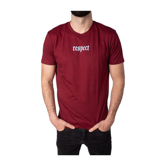 T-shirt Uomo e Junior con scritta frontale e maxi stampa posteriore a contrasto