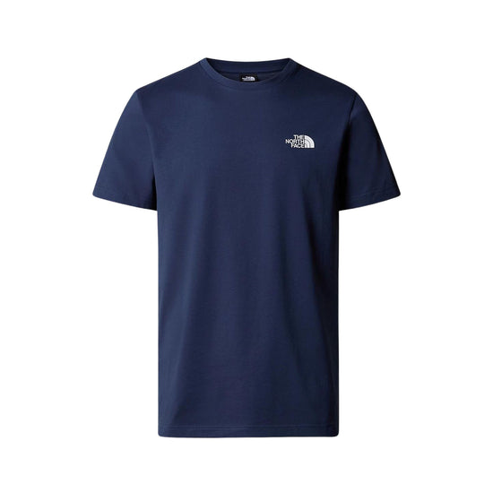 T-shirt Uomo in misto cotone con doppio logo stampato