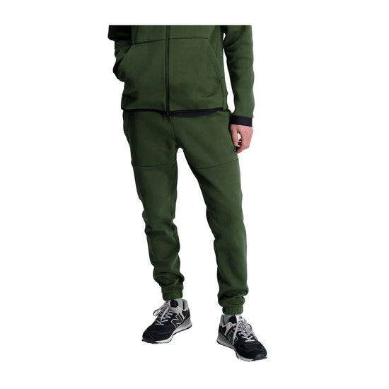 Pantalone Uomo in misto cotone con coulisse in vita e logo stampato
